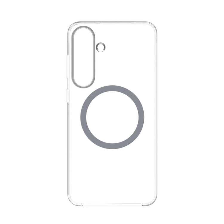 Samsung Galaxy S25 Plus Mobilskal Magsafe Magnetic Ring - Transparent | 2353 | AlltMobil