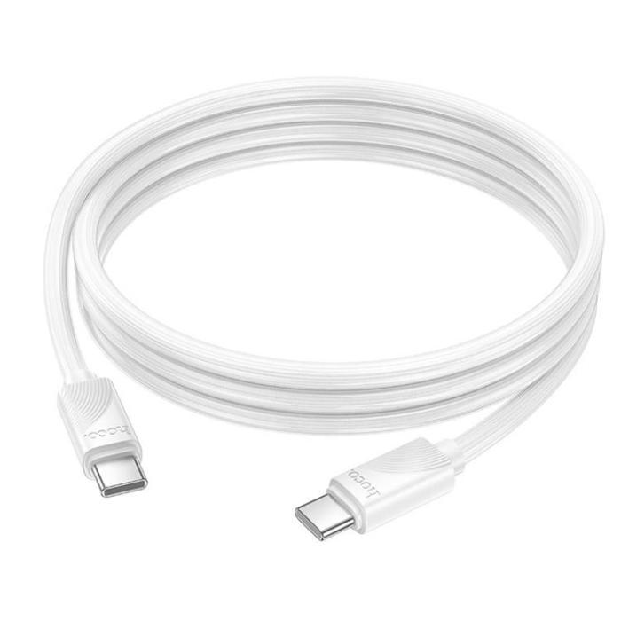 Hoco - Hoco USB-C - USB-C 60W 3A Kabel 1m X114 - Vit