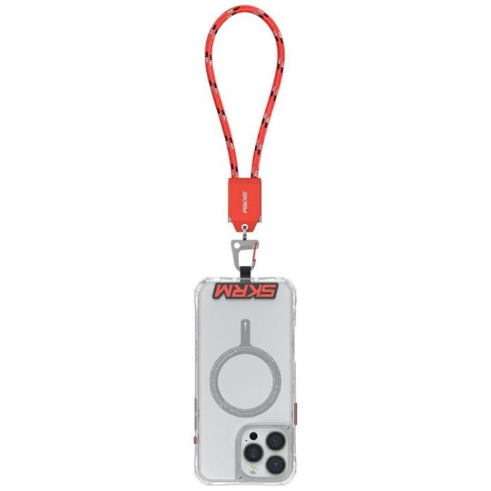 Skinarma - Skinarma 2in1 USB-C Till USB-C Kabel Handled Lanyard Dyno Ve - Röd