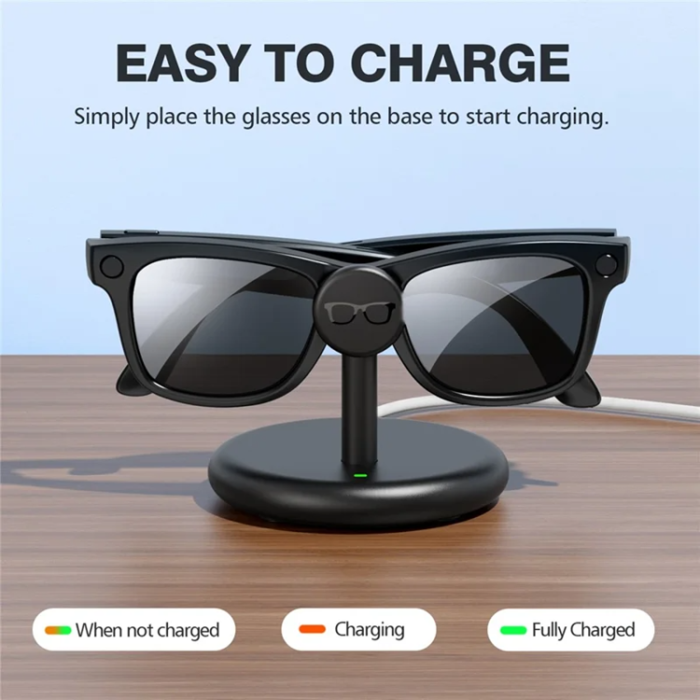 A-One Brand - Laddningsställ AR Smart Glasögon För Ray-Ban Meta - Svart