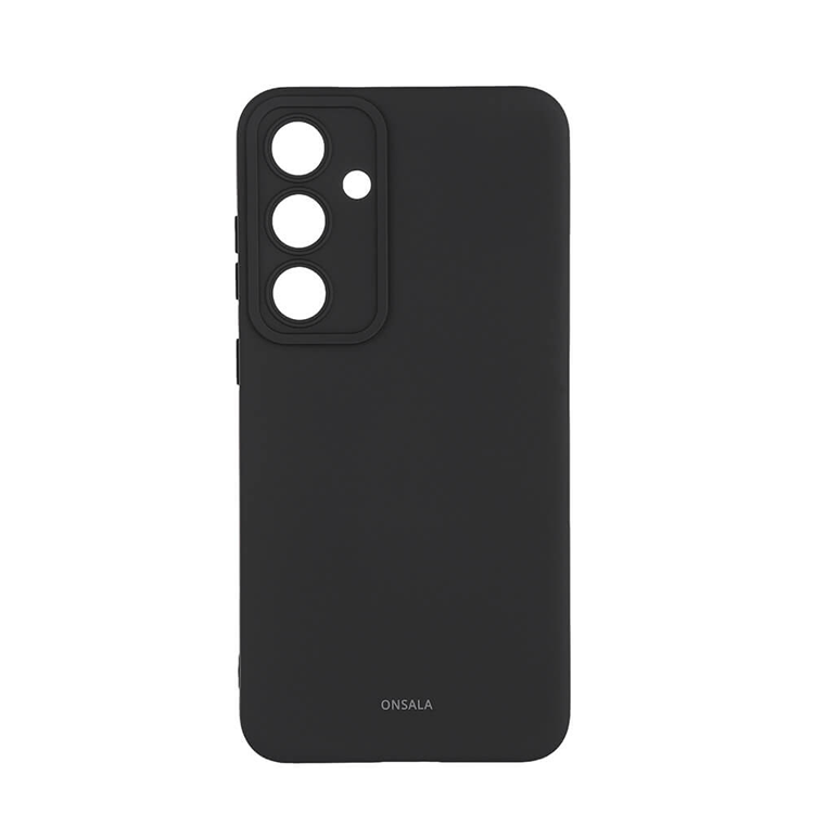 Onsala Galaxy S24 Mobilskal Silikonkänsla - Svart | 2353 | AlltMobil