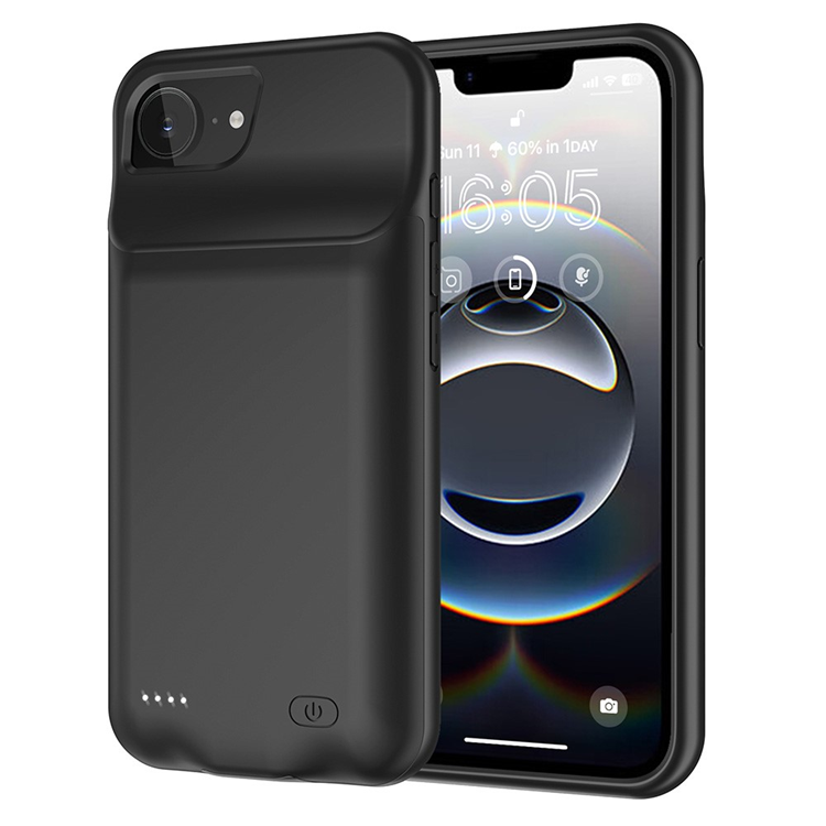 iPhone 16e Batteriskal 10000mAh - Svart | 2353 | AlltMobil