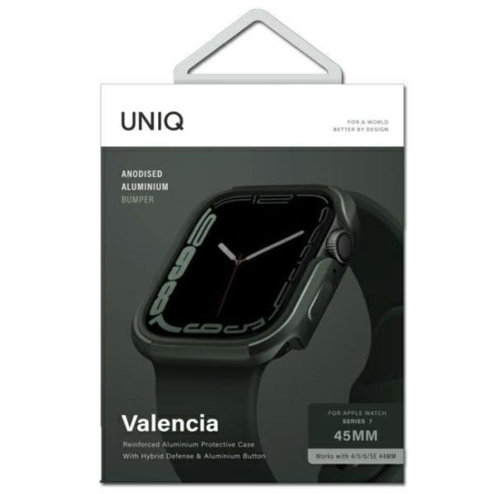UNIQ - Uniq Apple Watch 4/5/6/7/SE 45/44mm Skal Valencia - Grön
