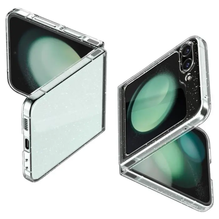 UTGATT - Spigen Galaxy Z Flip 5 Mobilskal Air Skin - Glitter Clear