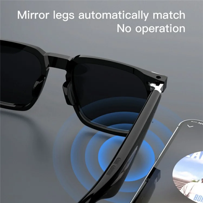 OEM - Smart Glasses Bluetooth-kompatibla hörlurar G01-09 - Svart