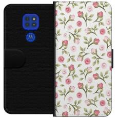iSecrets - Pl&aring;nboksfodral till Motorola Moto G9 Play med Blommigt