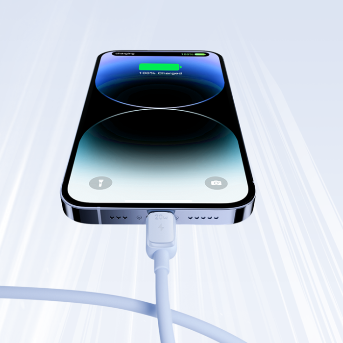 Joyroom - Joyroom USB-C till lightning kabel 20W 1.2m - Blå