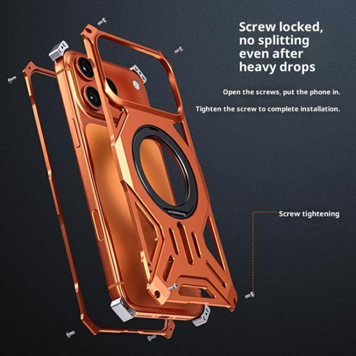 A-One Brand - iPhone 17 Pro Mobilskal Bumper Frameless - Orange