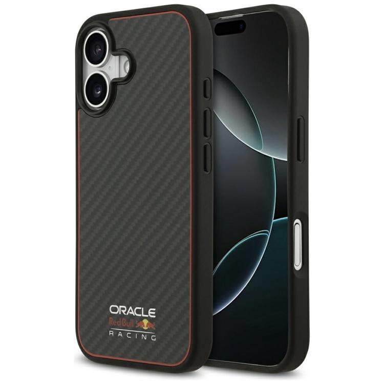 Red Bull Mobilskal till iPhone 17 MagSafe Kevlar Logo Matt - Svart | 2353 | AlltMobil