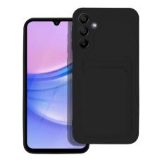 OEM - Galaxy A15 Mobilskal Korthållare - Svart