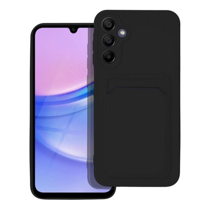 OEM - Galaxy A15 Mobilskal Korthållare - Svart
