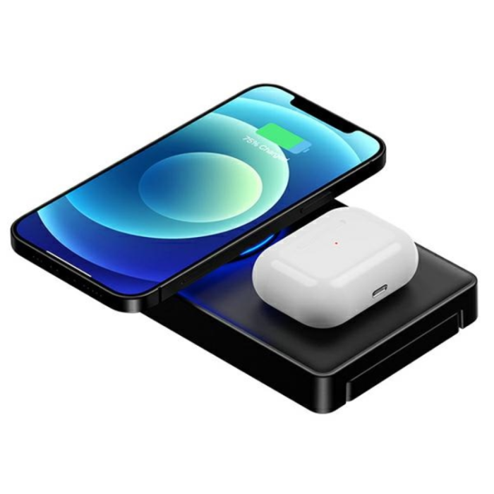 4smarts - 4smarts Trådlös Laddare 20W iPhone Apple Watch Airpods UltiMag - Svart