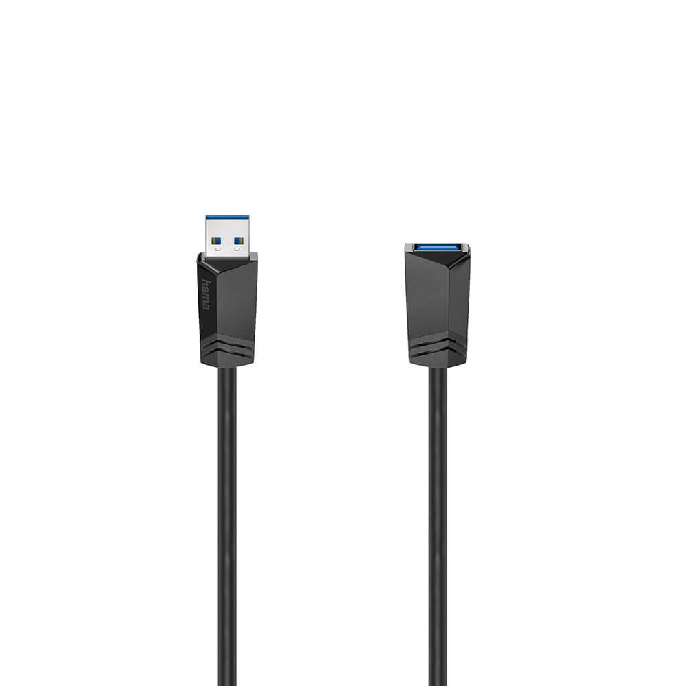 Hama Kabel USB-förlängning 3.0 5 Gbit/s 1.5m - Svart | 3541 | AlltMobil