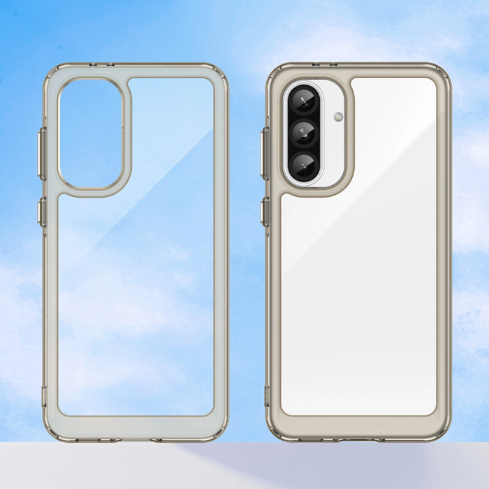OEM - Galaxy A56 Mobilskal Outer Space - Transparent/Svart