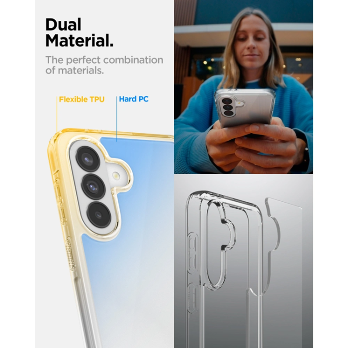 Spigen - Spigen Mobilskal För Galaxy A37 5G Ultra Hybrid - Crystal Clear