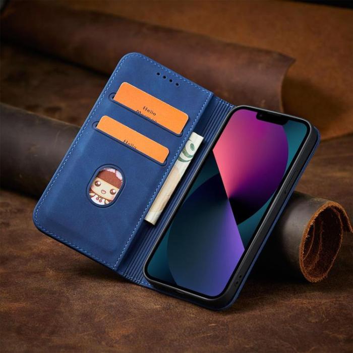 UTGATT - iPhone 13 Plånboksfodral Magnet Fancy - Blå