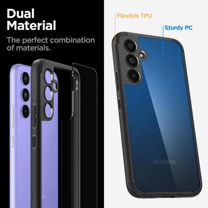 UTGATT - Spigen Galaxy A54 5G Mobilskal Ultra Hybrid - Matte Svart