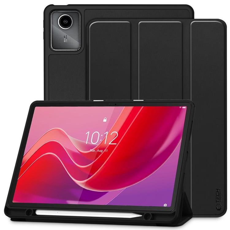 Tech-Protect Lenovo Tab M11/K11E Fodral med plats för pennna - Svart | 2353 | AlltMobil