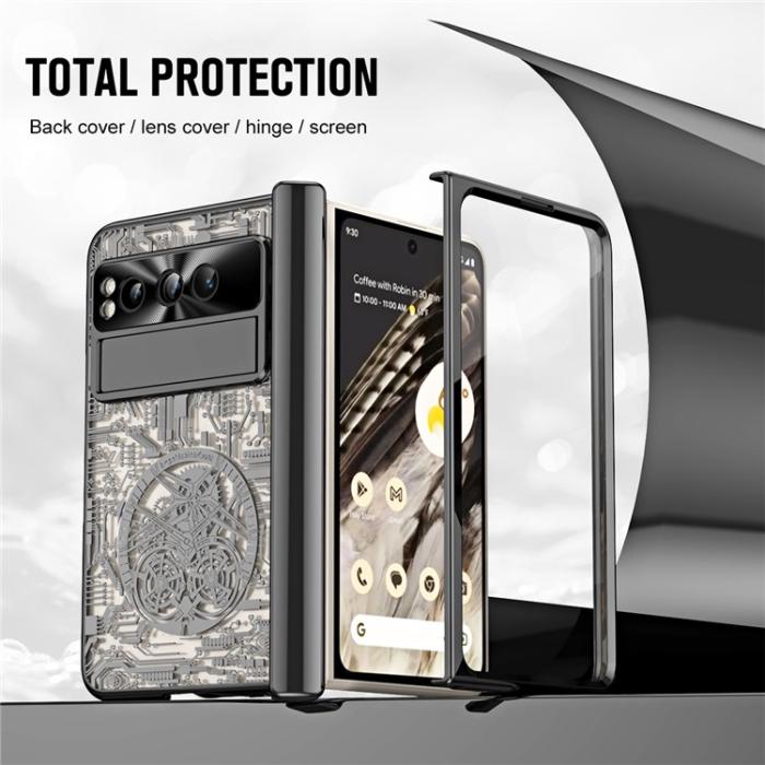OEM - Google Pixel Fold Mobilskal Mechanical Legend - Svart