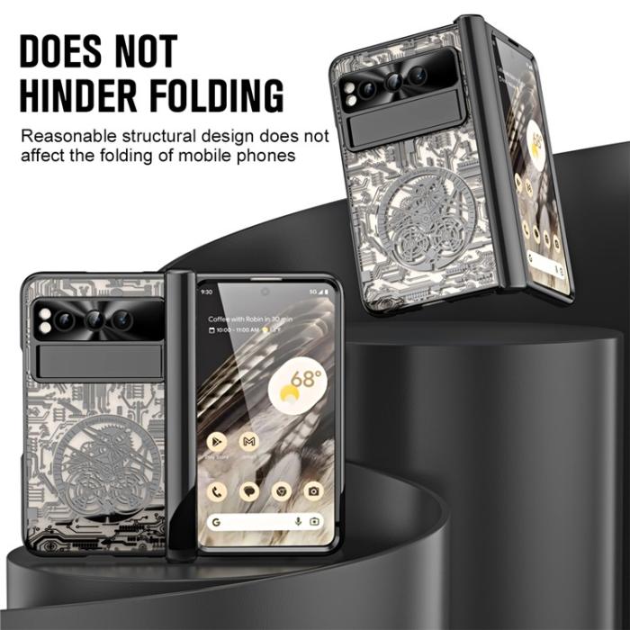 OEM - Google Pixel Fold Mobilskal Mechanical Legend - Svart