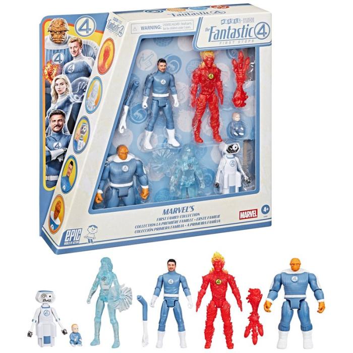 MARVEL - MARVEL Actionfigurer Fantastic Four 4
