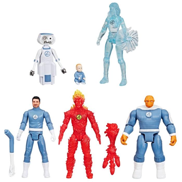 MARVEL - MARVEL Actionfigurer Fantastic Four 4