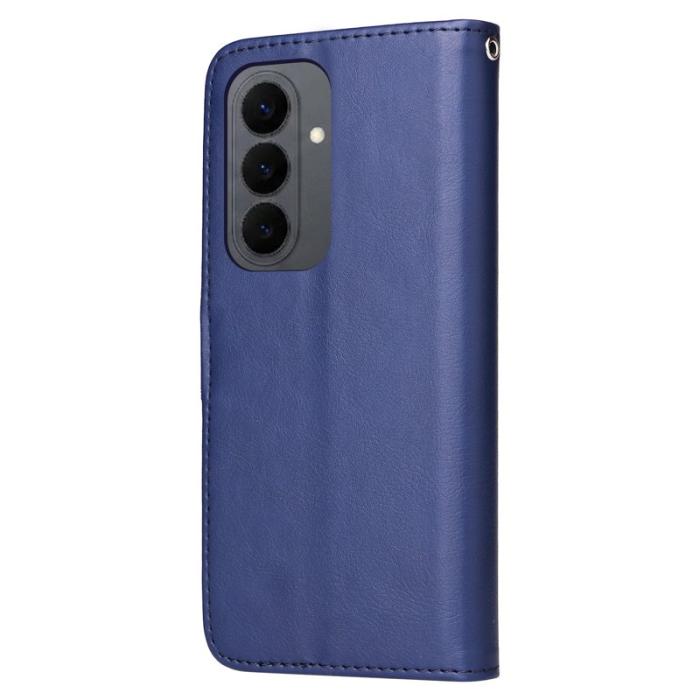 OEM - Plånboksfodral för Samsung Galaxy S26 Magnetiskt Konstläder - Blå
