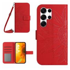 OEM - Pl&aring;nboksfodral f&ouml;r Samsung Galaxy S26 Ultra Konstl&auml;der Stativ - R&ouml;d