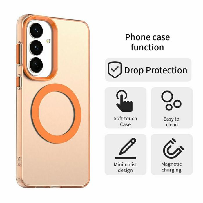 OEM - Mobilskal för Samsung Galaxy S26 Plus Magnetiskt Anti Drop - Orange