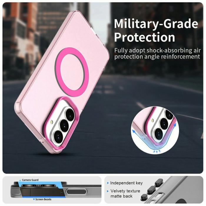 OEM - Mobilskal för Samsung Galaxy S26 Plus Magnetiskt Anti Drop - Röd