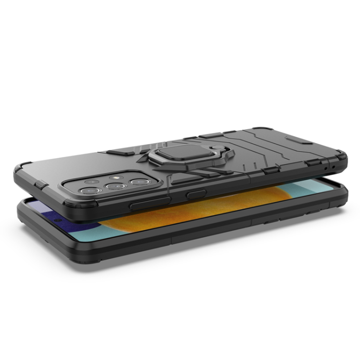 OEM - Galaxy A73 Skal Ring Armor - Svart
