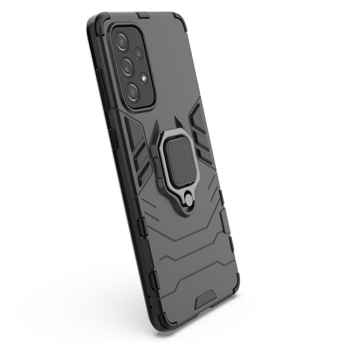 OEM - Galaxy A73 Skal Ring Armor - Svart
