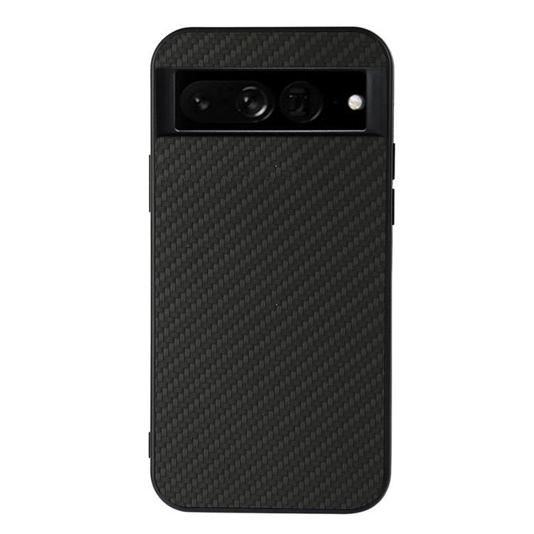 Google Pixel 7 Pro Skal Carbon Fiber Texture - Svart | 2353 | AlltMobil