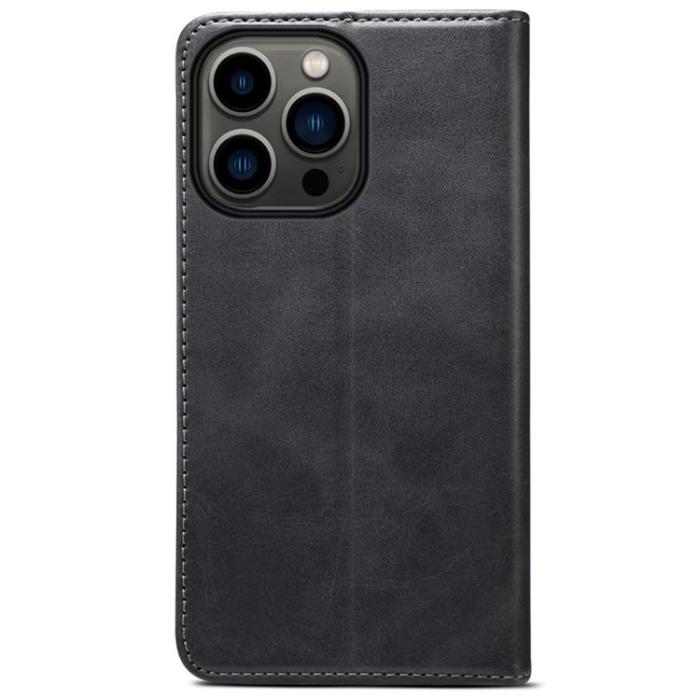 SUTENI - SUTENI iPhone 14 Pro Max Plånboksfodral Textured Surface - Svart