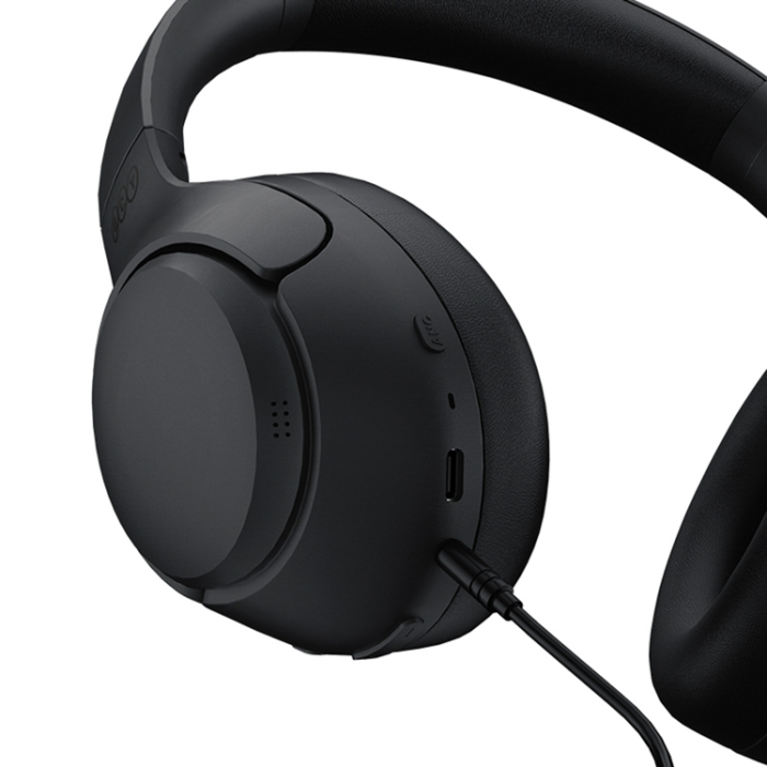 QCY - QCY Trådlös Hörlurar On-Ear H3 - Svart