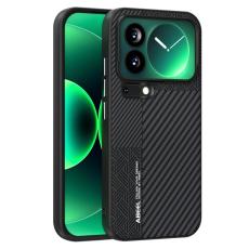 ABEEL - ABEEL Mobilskal till Xiaomi 17 Pro PC TPU Aluminium PU L&auml;der - Textur 1