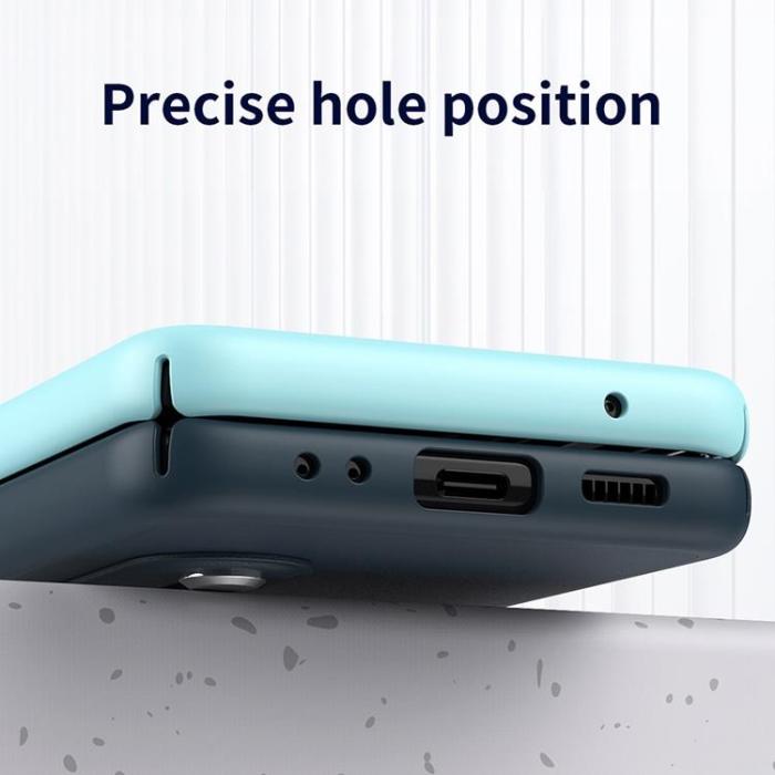 A-One Brand - Galaxy Z Flip 4 Skal Wrist Band Kickstand - Svart