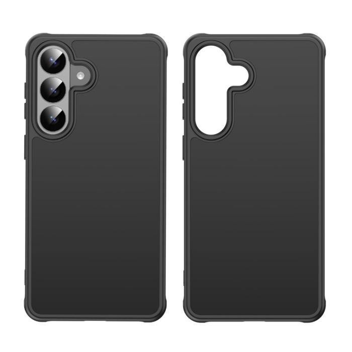 OEM - Mobilskal till Samsung Galaxy S26 Plus Stöttåligt Luftkuddar Frostad Plast Svart