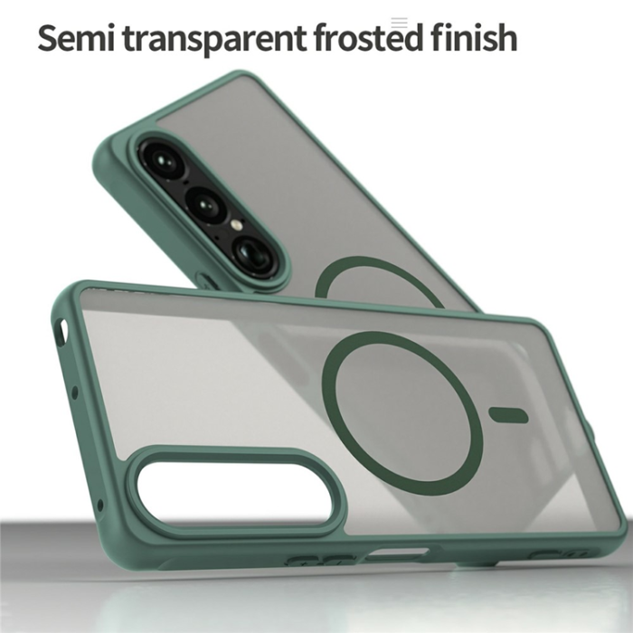 A-One Brand - Sony Xperia 1 VII Mobilskal MagSafe MagSafe Shockproof - Grön