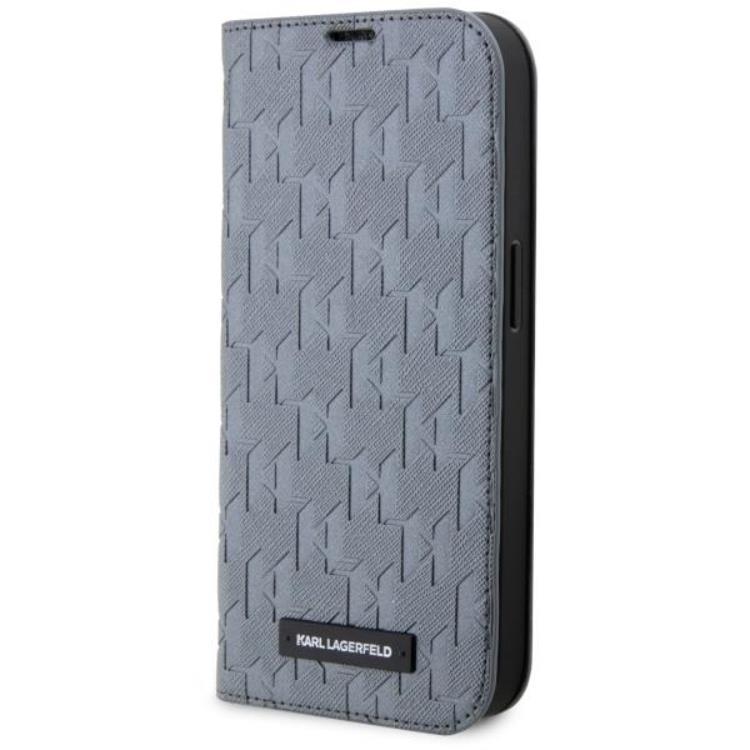 Karl Lagerfeld iPhone 14 Plånboksfodral Saffiano Monogram | 2353 | AlltMobil