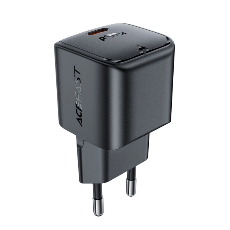 Acefast Väggladdare USB-C 30W GaN A77 Mini - Svart | 505295 | AlltMobil