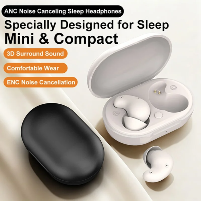A-One Brand - In-Ear Trådlös Hörlurar S1 White Noise ANC IPX5 Bluetooth - Orange