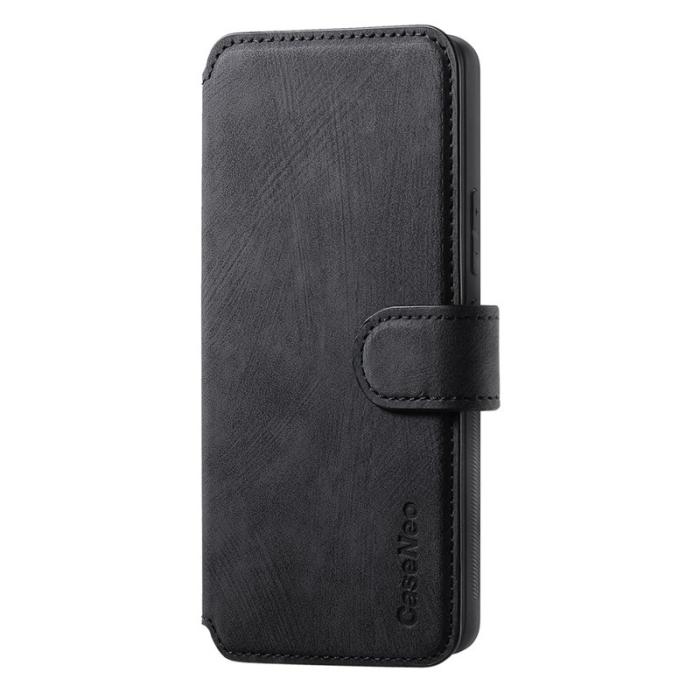 CASENEO - CASENEO OnePlus 12 5G Plånboksfodral Konstläder - Svart
