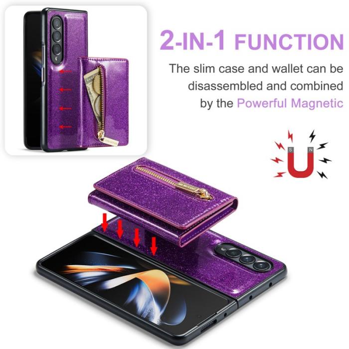 DG.MING - DG.MING M3 Series Mobilskal till Samsung Galaxy Z Fold3 5G Lila
