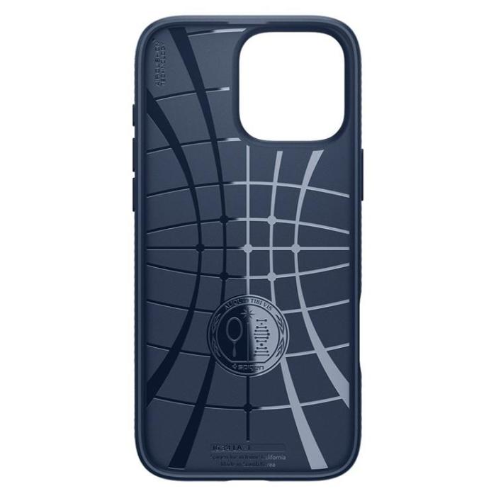 Spigen - Spigen iPhone 16 Pro Mobilskal Liquid Air - Marinblå