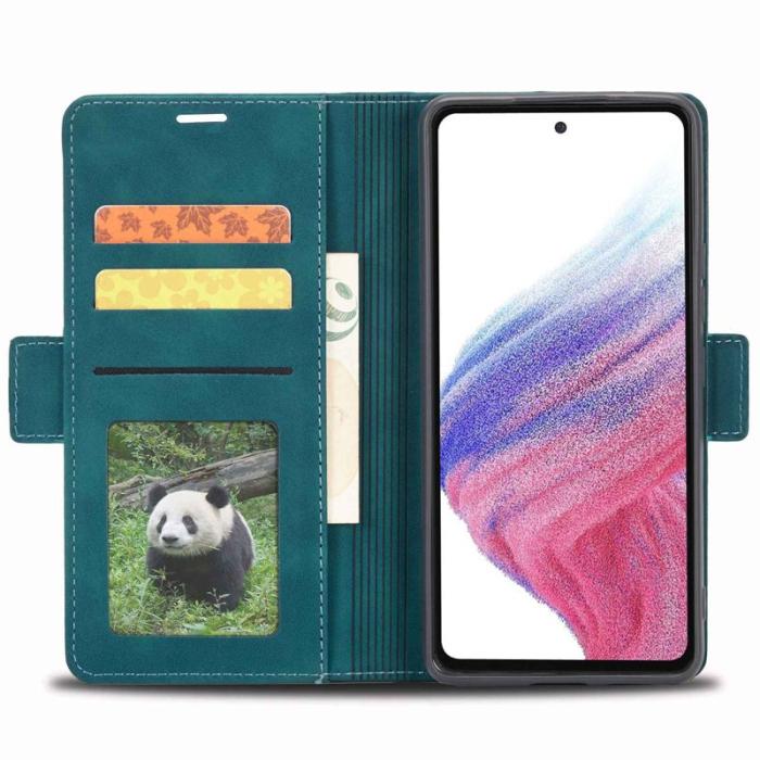 FORWENW - FORWENW F3-Series Samsung Galaxy A53 5G Plånboksfodral Konstläder - Cyan