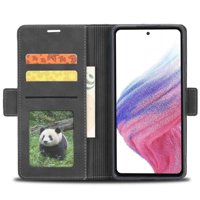 FORWENW - FORWENW F3-Series Samsung Galaxy A53 5G Plånboksfodral Konstläder - Svart