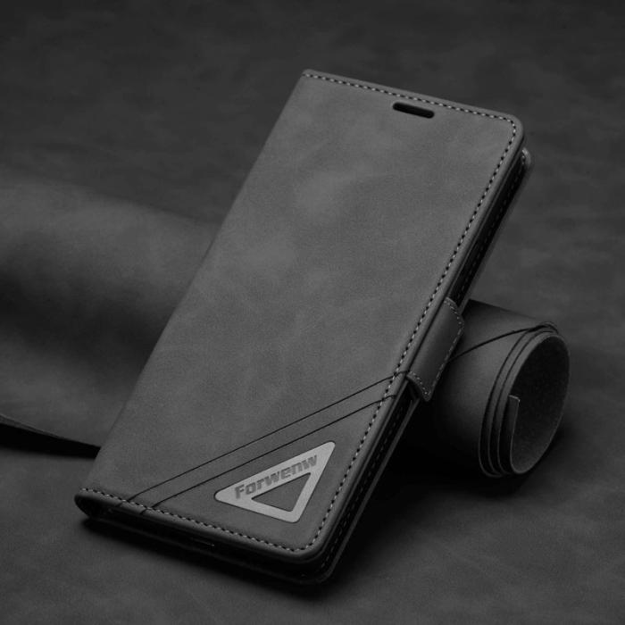 FORWENW - FORWENW F3-Series Samsung Galaxy A53 5G Plånboksfodral Konstläder - Svart