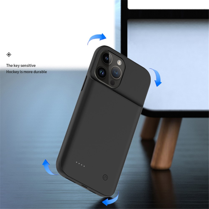 A-One Brand - iPhone 14 Pro Max Batteriskal 6800mAh - Svart