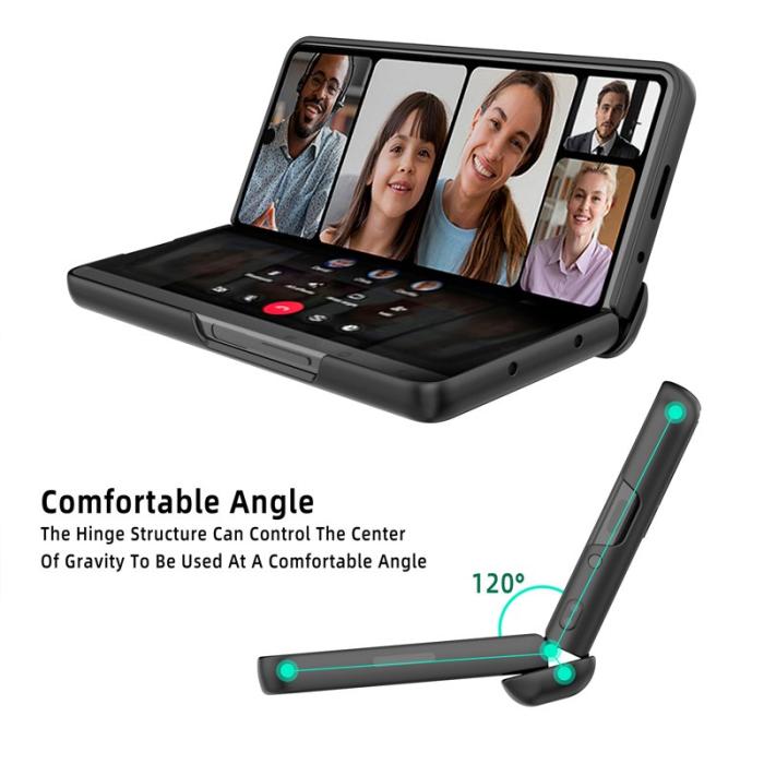 GKK - GKK Samsung Galaxy Z Fold5 Fodral - Hård PC - Svart